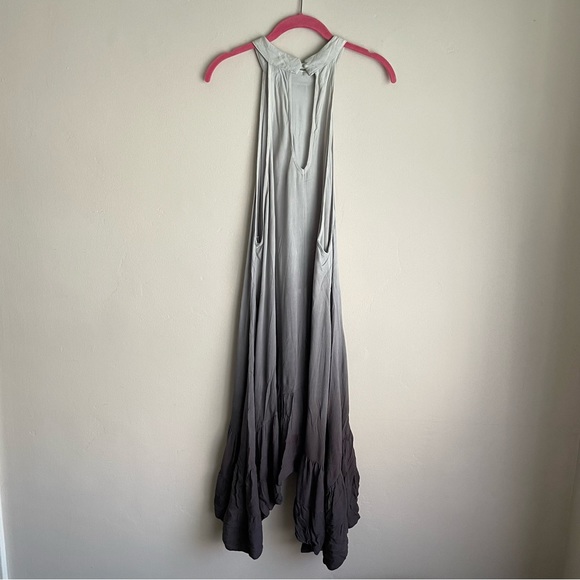 Mona B / Gray Ombré High Low Flowy Dress - Picture 6 of 11